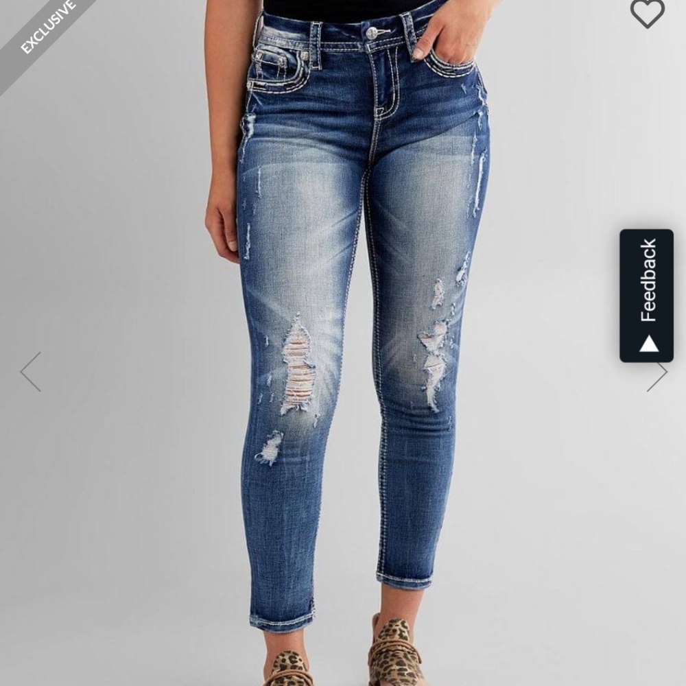 Miss Me Curvy 34 ankle NWT